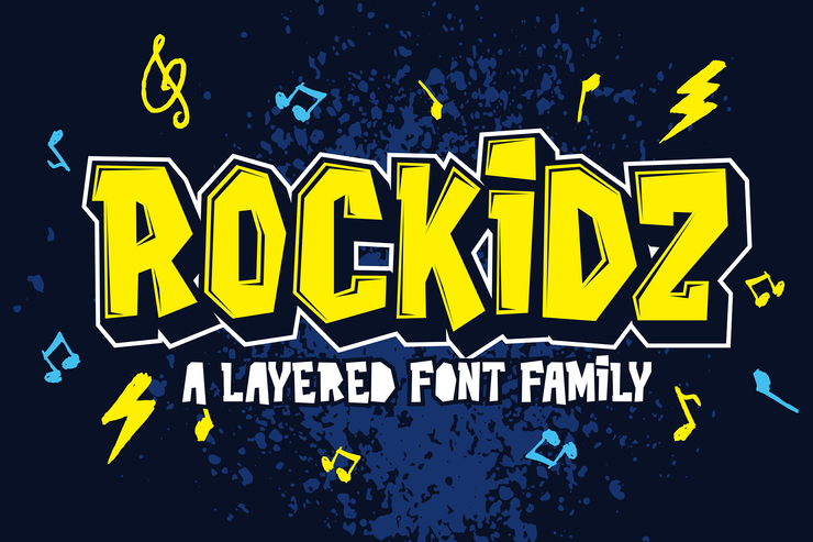 Rockidz字体 1