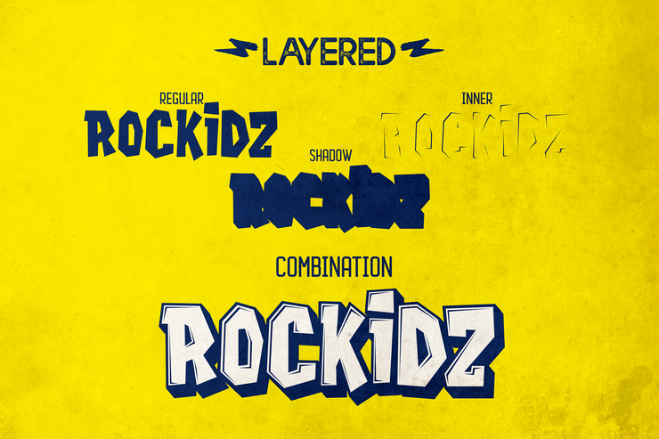 Rockidz字体 3