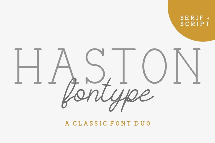 HASTON字体 10