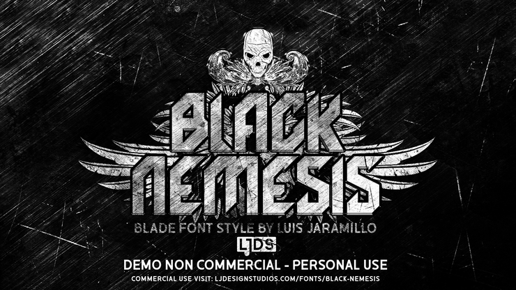Black Nemesis字体 1
