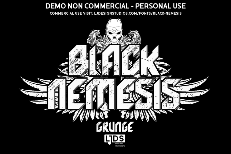 Black Nemesis字体 2