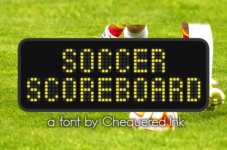 Soccer Scoreboard字体 1