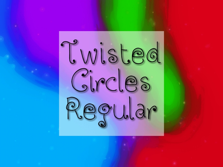 Twisted Circles Regular字体 2