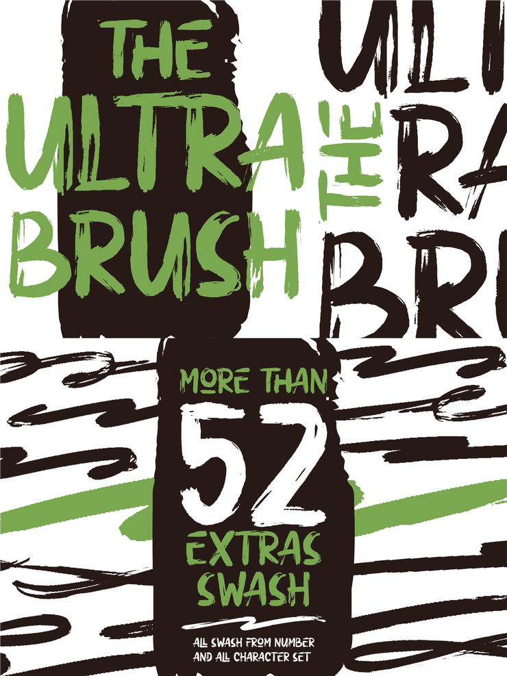 ULTRA BRUSH字体 1