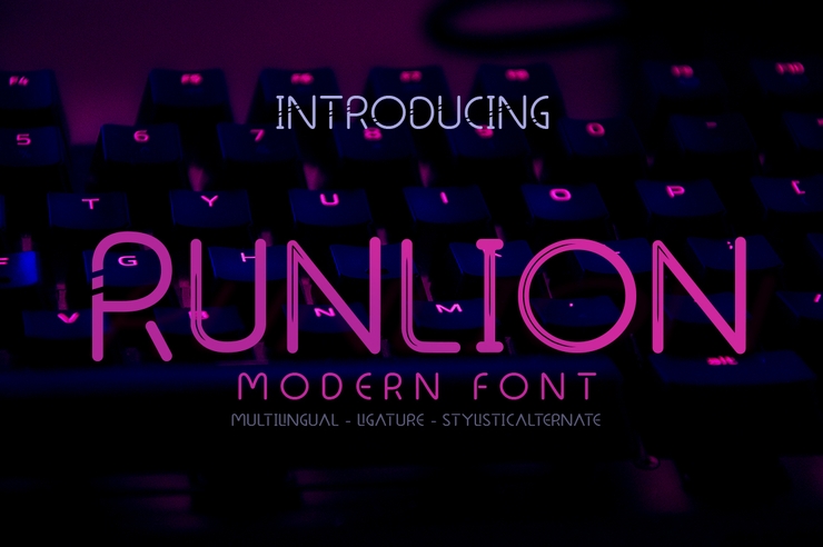 Runlion字体 1