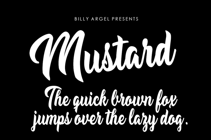 Mustard字体 1