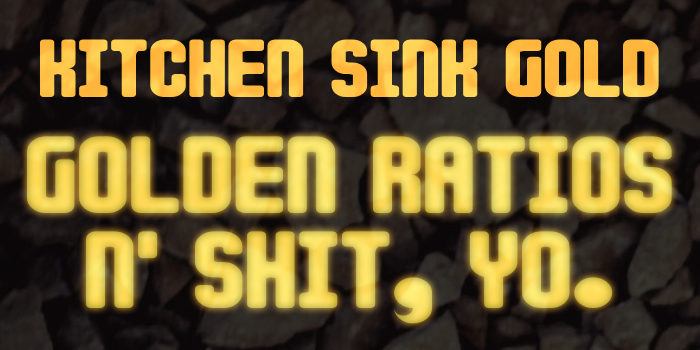 Kitchen Sink Gold字体 2