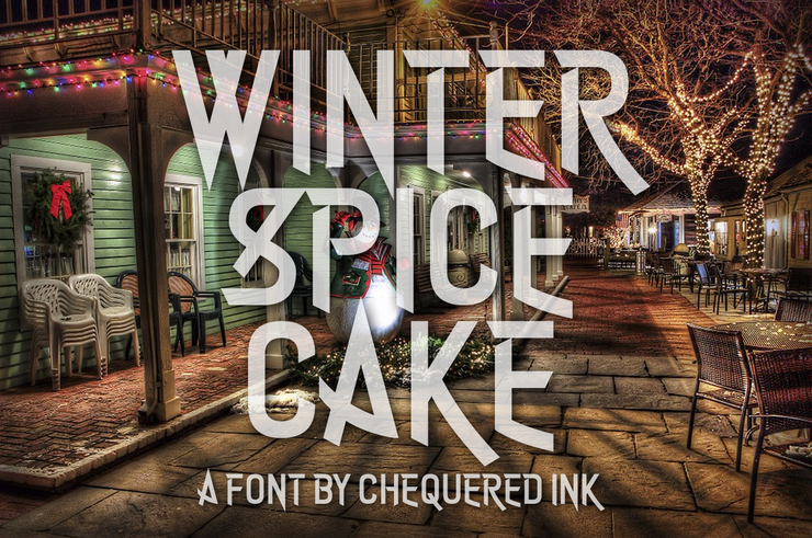 Winter Spice Cake字体 1