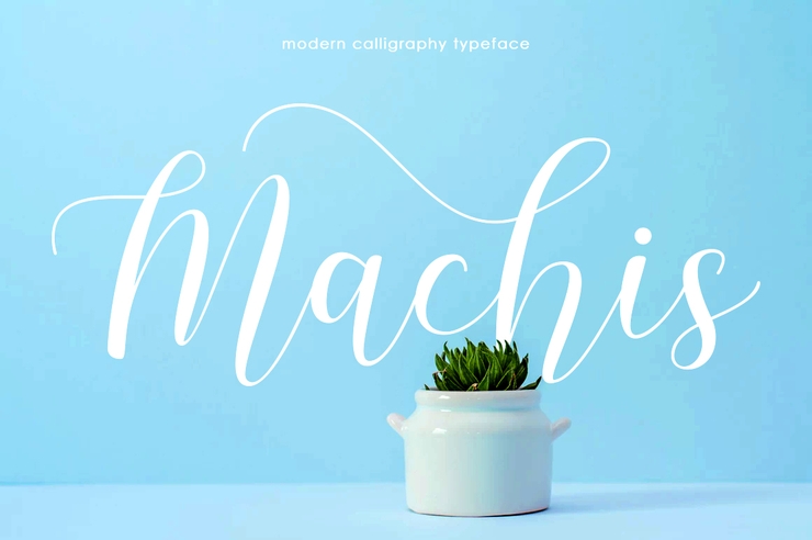 Machis字体 8