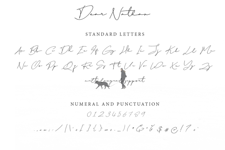 Dear Nathan字体 10