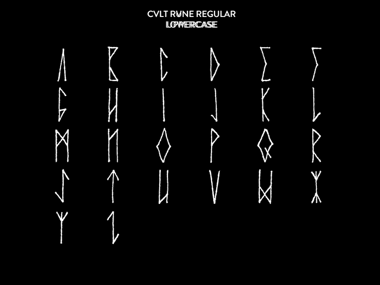 Cvlt Rvne字体 4