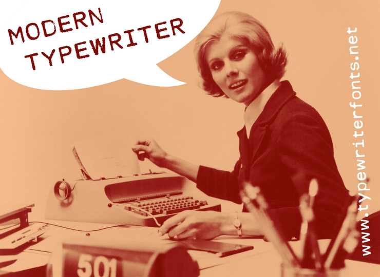 MODERN TYPEWRITER字体 1