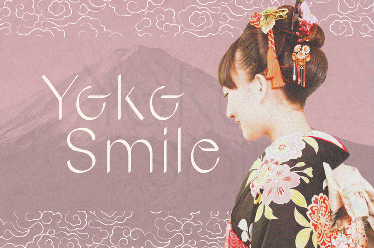 Yoko Smile字体 4