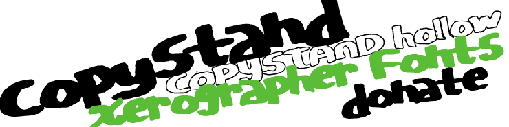 CopyStand字体 1