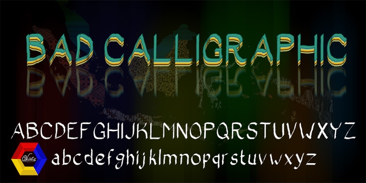 Bad Calligraphic字体 1