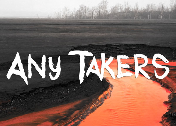 Any Takers字体 1