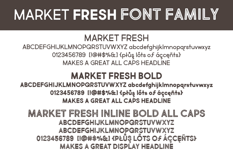 Market Fresh字体 2