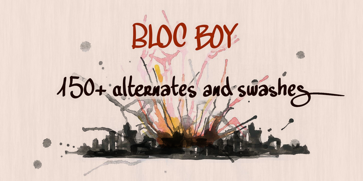 Bloc Boy字体 1