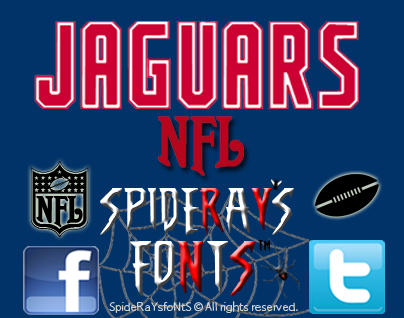 NFL Jaguars字体 2