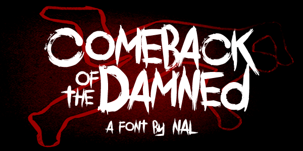 Comeback Of The Damned字体 2