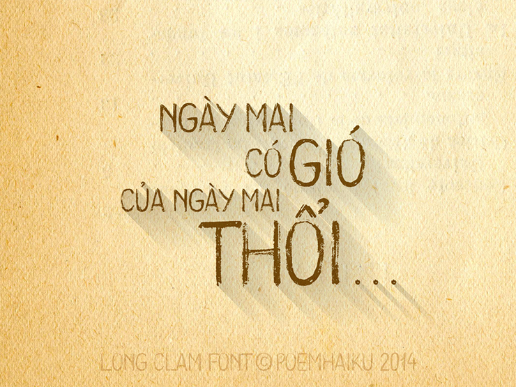 Long Clam字体 3