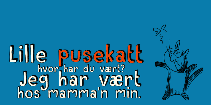 DK Pusekatt字体 1