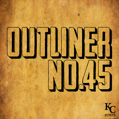 Outliner No. 45 DEMO字体 2