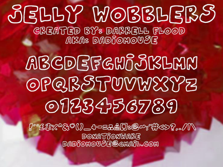 Jelly Wobblers字体 1