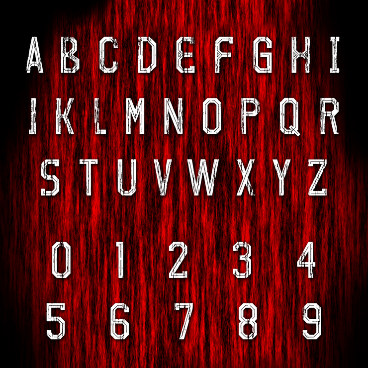 Red Out Reloaded字体 2