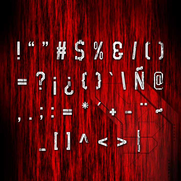 Red Out Reloaded字体 3