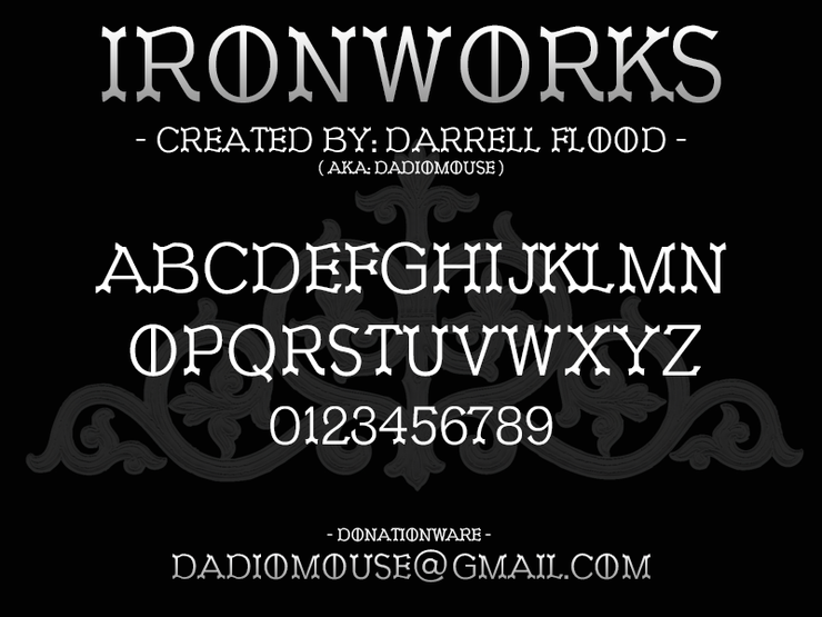 Ironworks字体 1