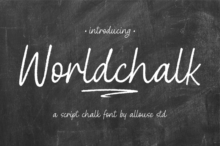 Worldchalk字体 8