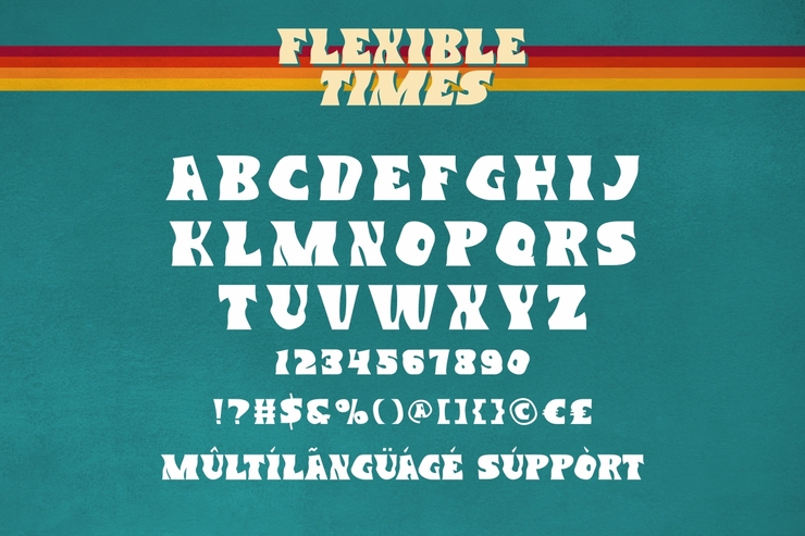 Flexible Times字体 2