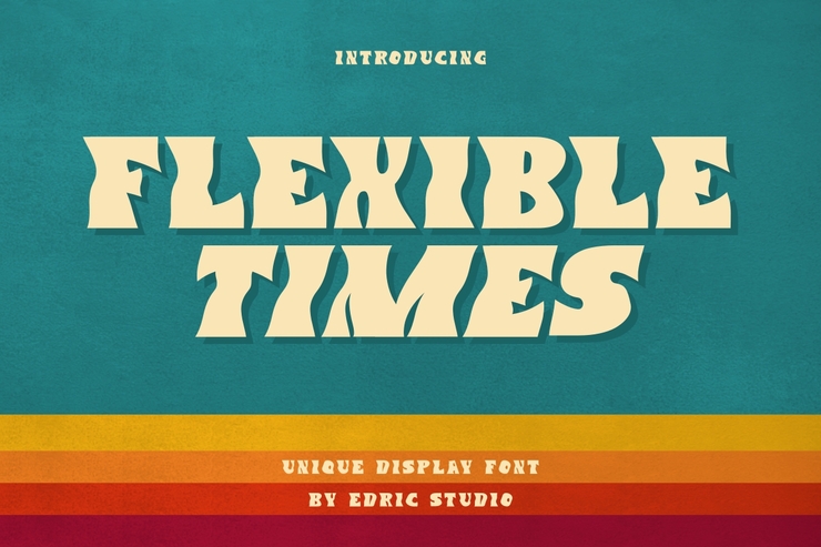 Flexible Times字体 9
