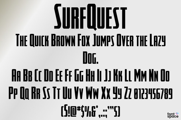 SurfQuest字体 5