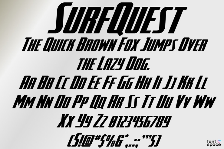 SurfQuest字体 8