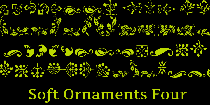 Soft Ornaments Four字体 2