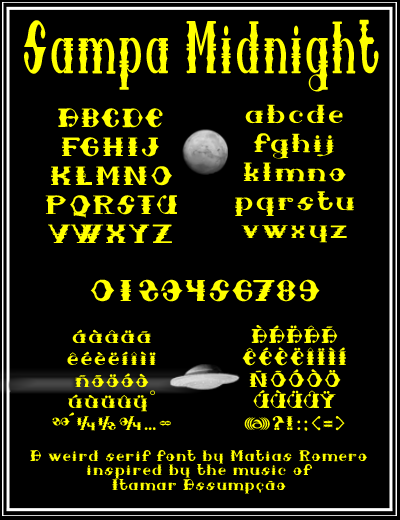 Sampa Midnight字体 1