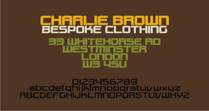 Charlie Brown M54字体 1