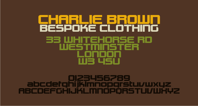 Charlie Brown M54字体 2