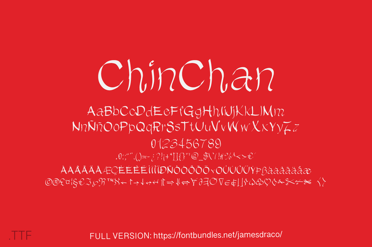 ChinChan DEMO字体 2