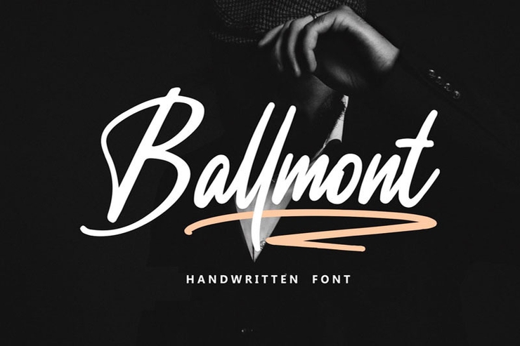 Ballmont字体 3