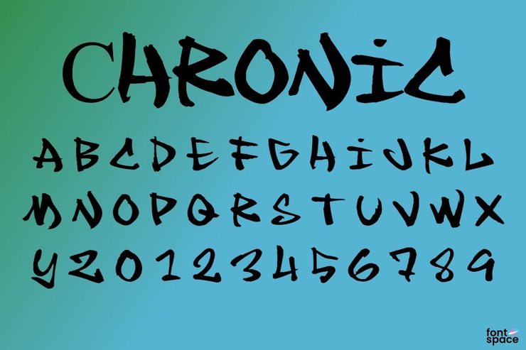 Chronic字体 1