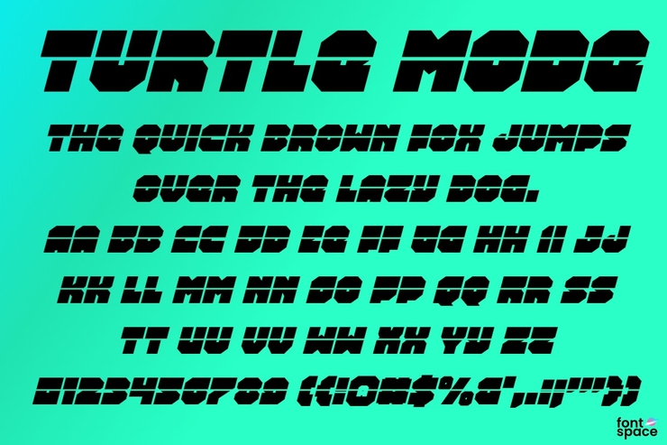 Turtle Mode字体 1