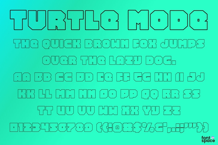 Turtle Mode字体 6