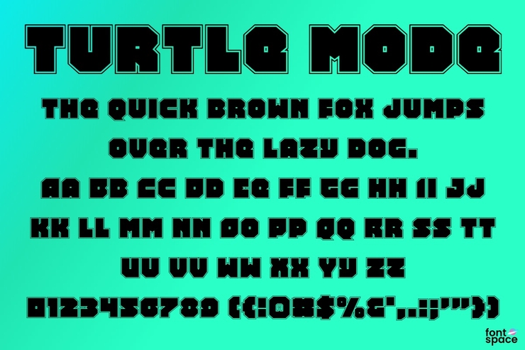 Turtle Mode字体 7