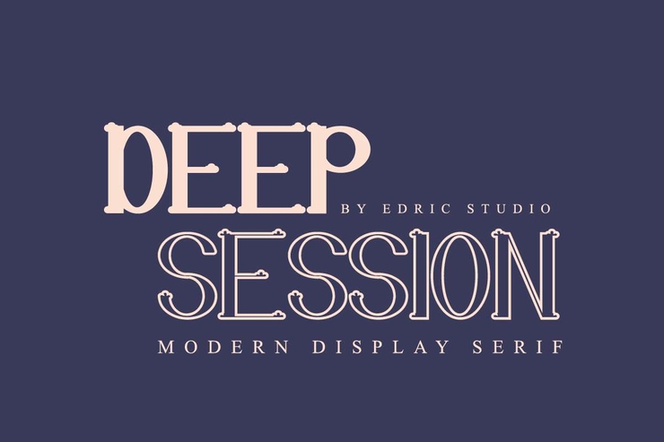 Deep Session字体 1