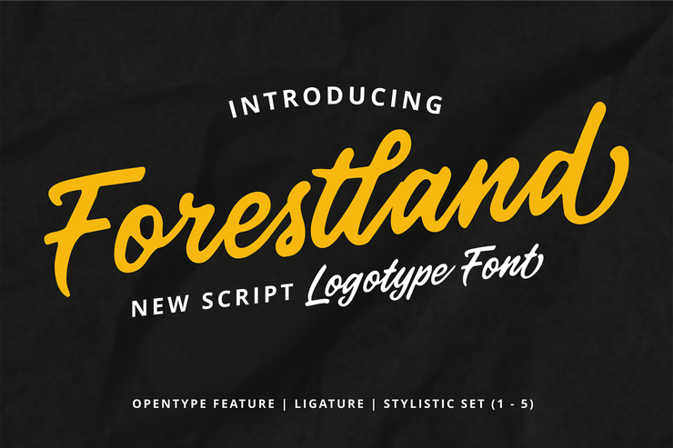 Forestland字体 1