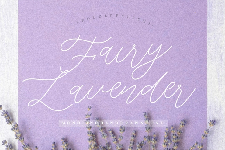 Fairy Lavender字体 1