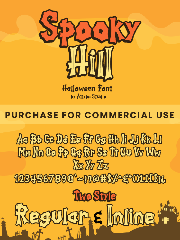 Spooky Hill字体 1